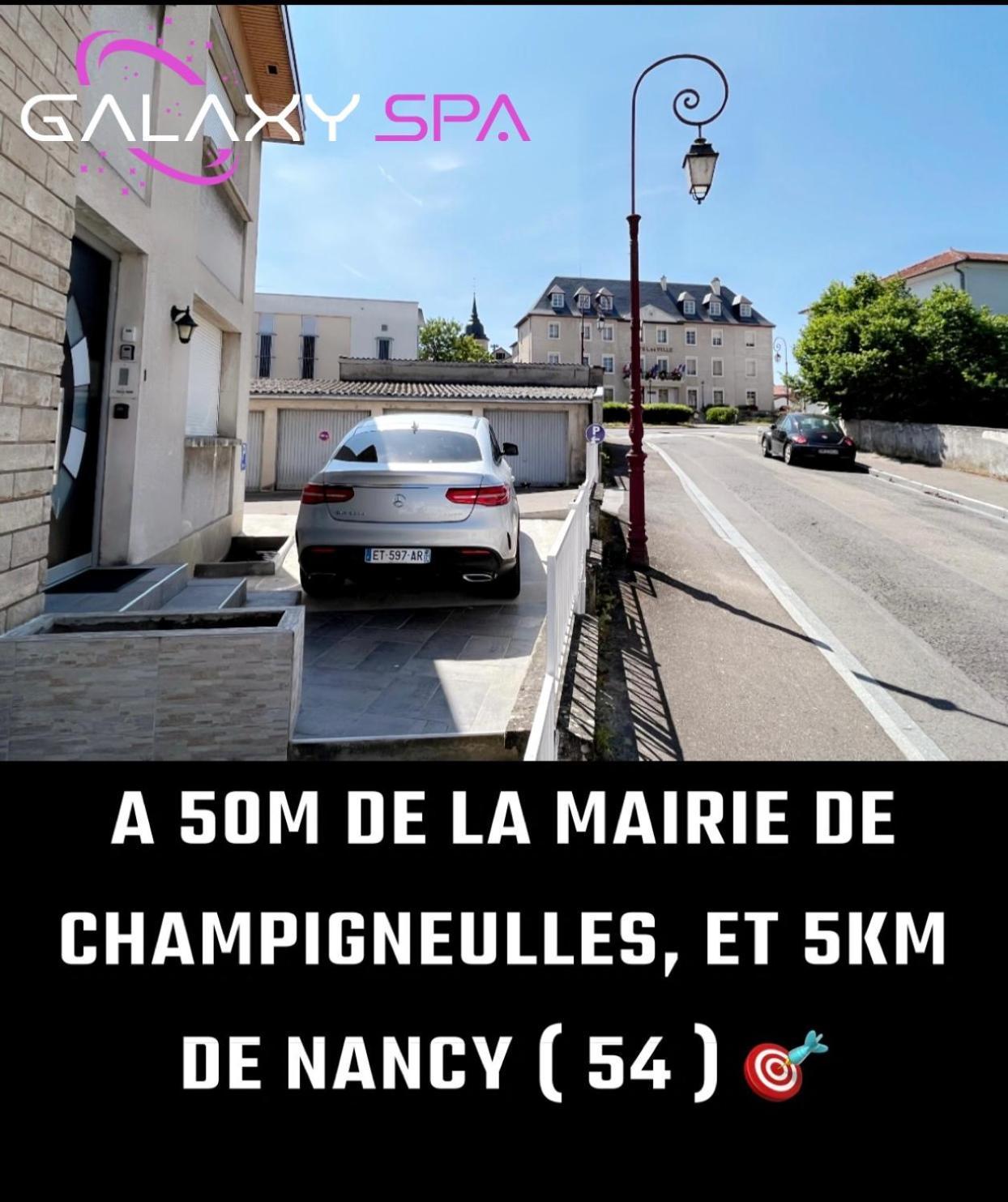 Galaxy Spa - Suite Venus Jacuzzi Et Sauna Privatif Champigneulles エクステリア 写真